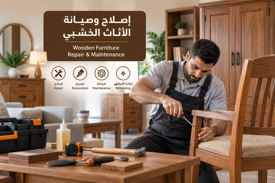 صيانة وإصلاح الأثاث - مؤسسة العراقة النجدية للموبيليا